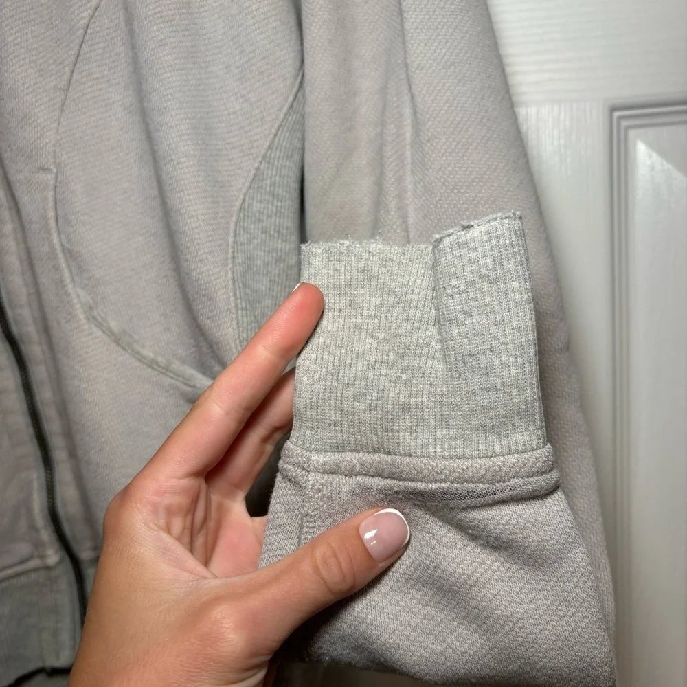 Lululemon Grey Zip Up Sweatshirt